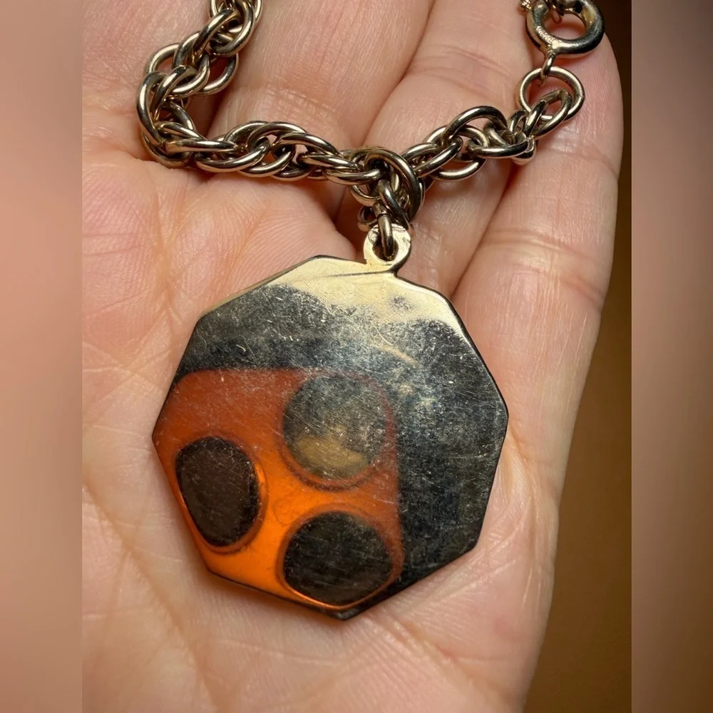Vintage markings clasp